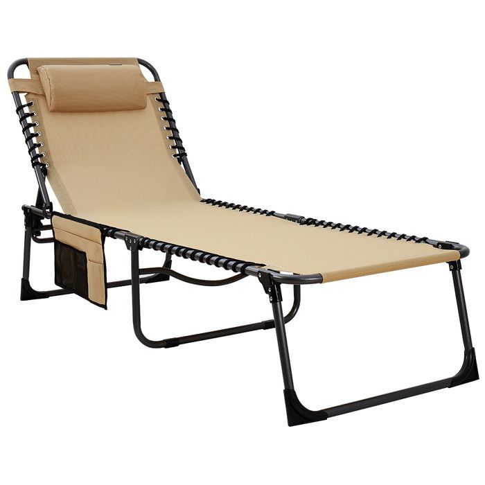 KingCamp Outside Patio Chaise Lounges Chairs-BRoadout - Mycitystee