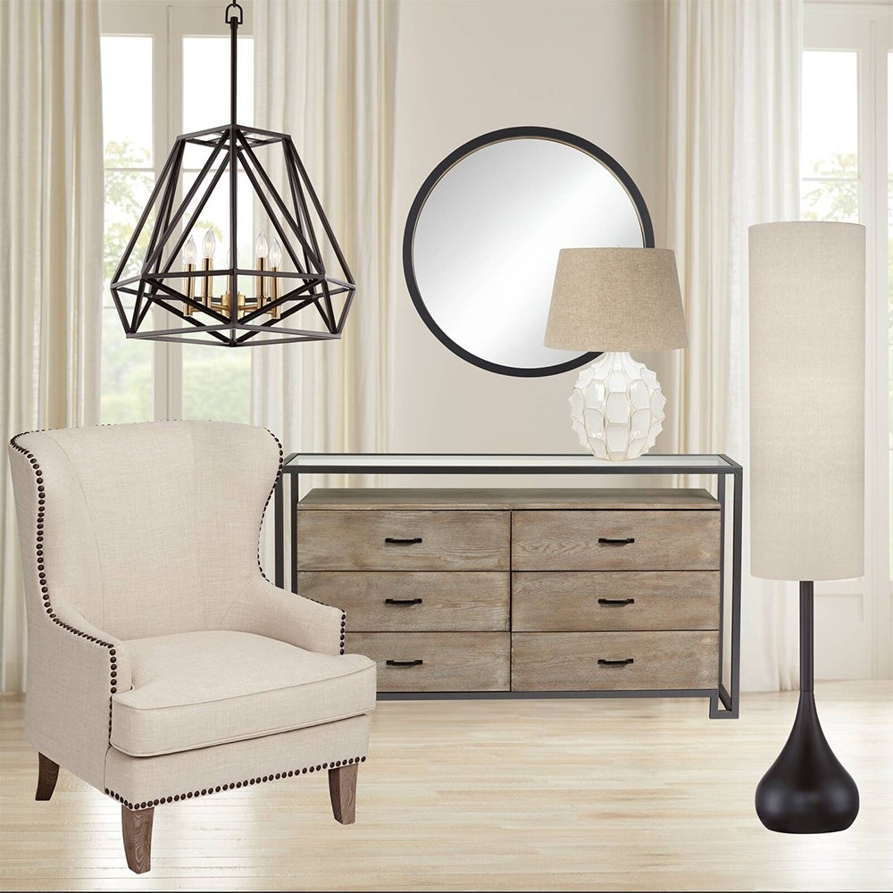 Mid Century Modern Floor Lamp Bronze Metal Droplet for Living Room - 1 - Mycitystee