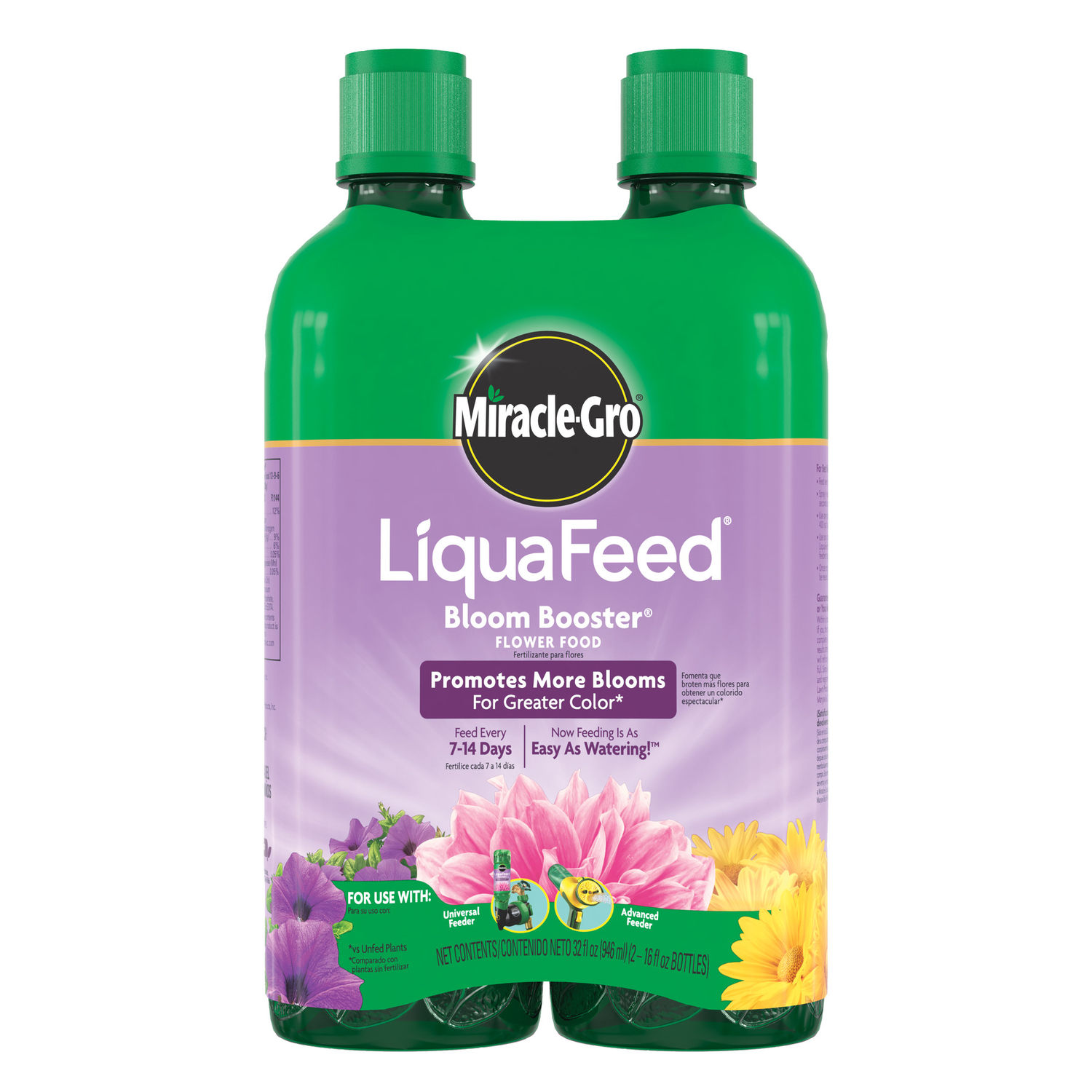 Miracle-Gro LiquaFeed Liquid Plant Food 2-16 oz - Mycitystee