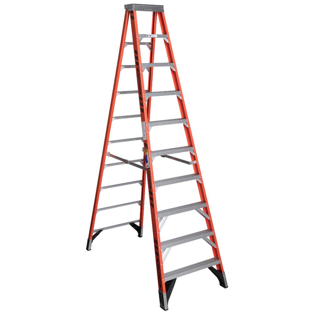 10 Ft. Type IAA Fiberglass Step Ladder - Mycitystee