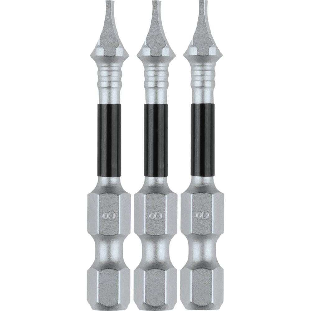 Impact XPS™ #8 Slotted 2 Power Bit， 3/pk - Mycitystee
