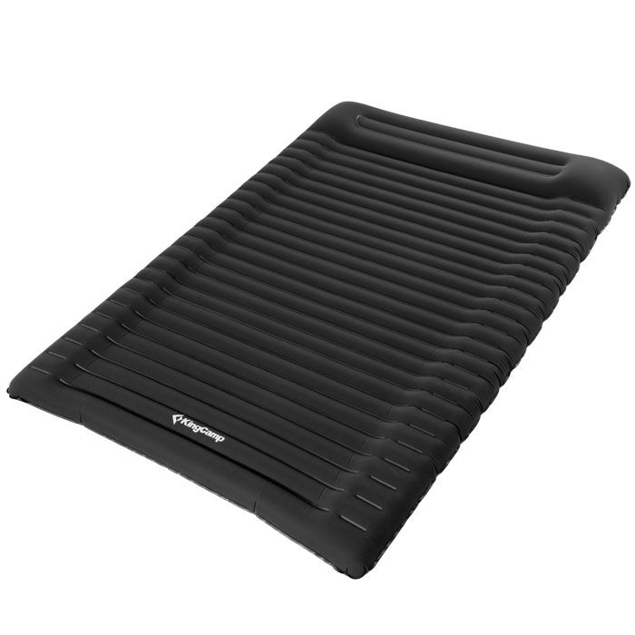 KingCamp Double Lightweight Comfortable Sleeping Pad with Attached Pillow Prevention of Rollover KM2105 - Mycitystee
