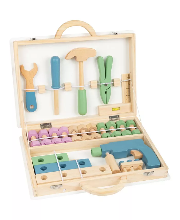 Legler USA Small Foot Wooden Toys Premium Nordic Toolbox Playset - Mycitystee