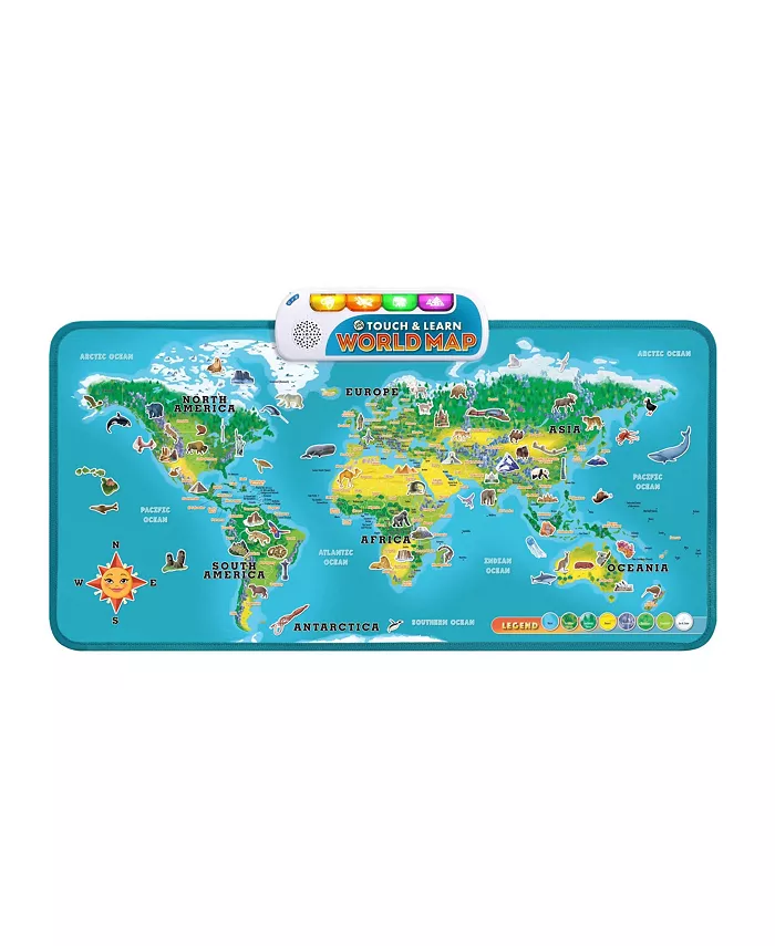 VTech LeapFrog Touch and Learn World Map - Mycitystee