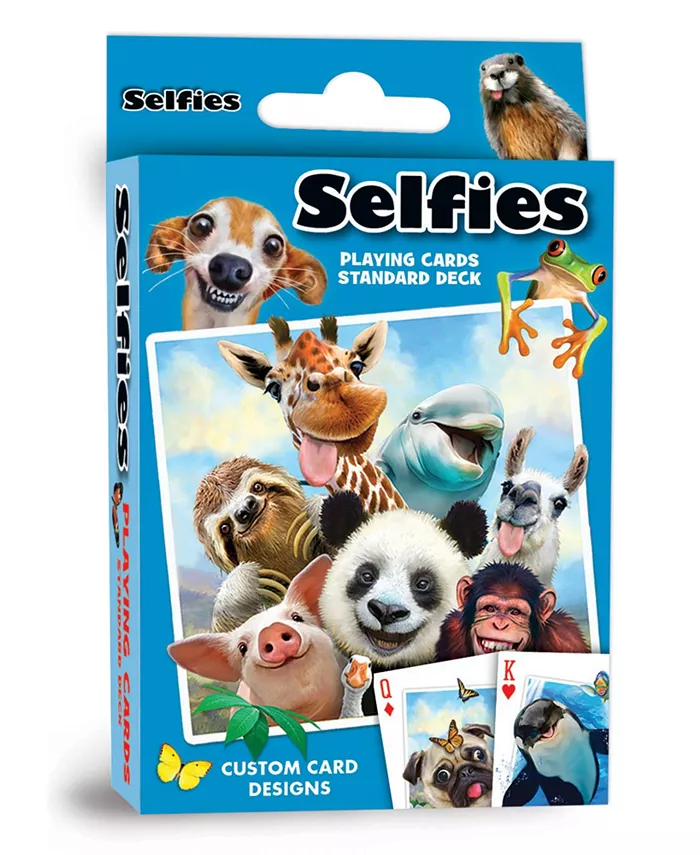MasterPieces Puzzles Officially Licensed Selfies Playing Cards - 54 Card Deck - Mycitystee