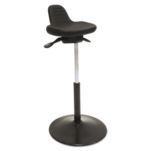ShopSol Pneumatic Sit-Stand Stool， Supports Up to 250 lb， Black (1010276) - Mycitystee