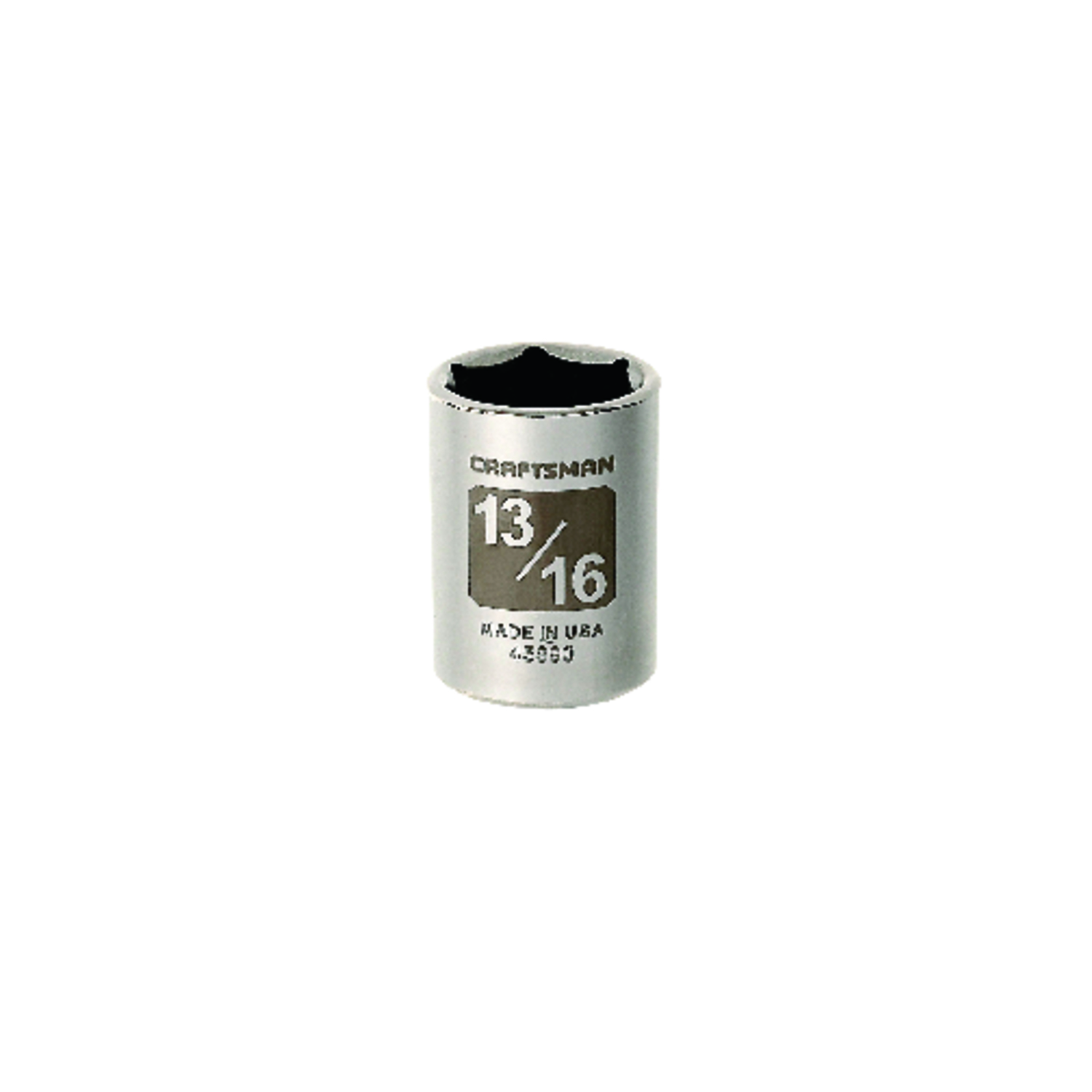 Craftsman 13/16 in. X 1/2 in. drive SAE 6 Point Standard Socket 1 pc - Mycitystee