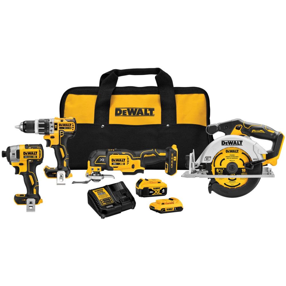 DEWALT 20V MAX XR 4 Tool Combo Kit DCK482D1M1 from DEWALT - Mycitystee