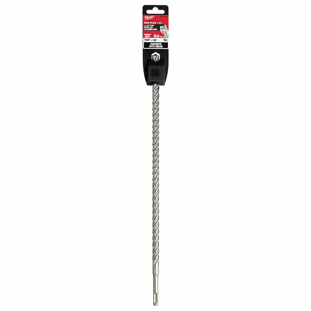Milwaukee 1/2 in. x 18 in. MX4 SDS-Plus Carbide Bit and#8211; XDC Depot - Mycitystee