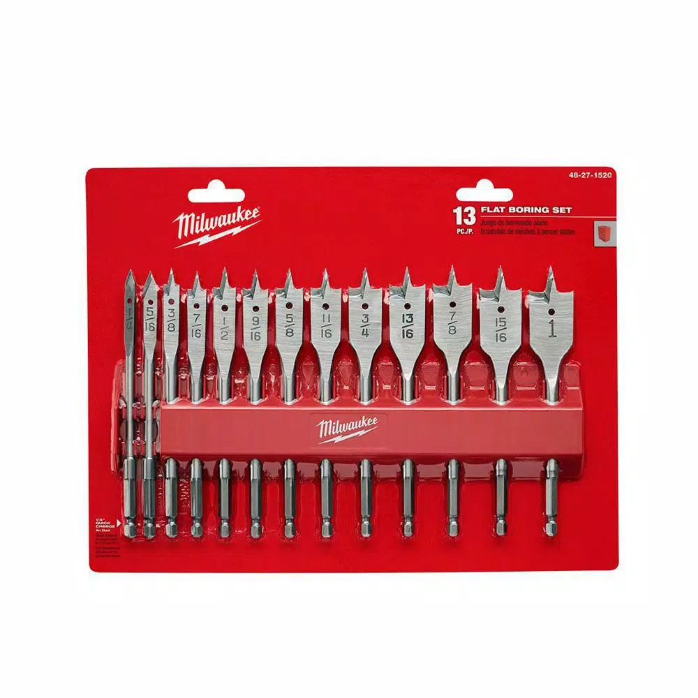 Milwaukee High Speed Wood Spade Bit Set (13-Piece) and#8211; XDC Depot - Mycitystee
