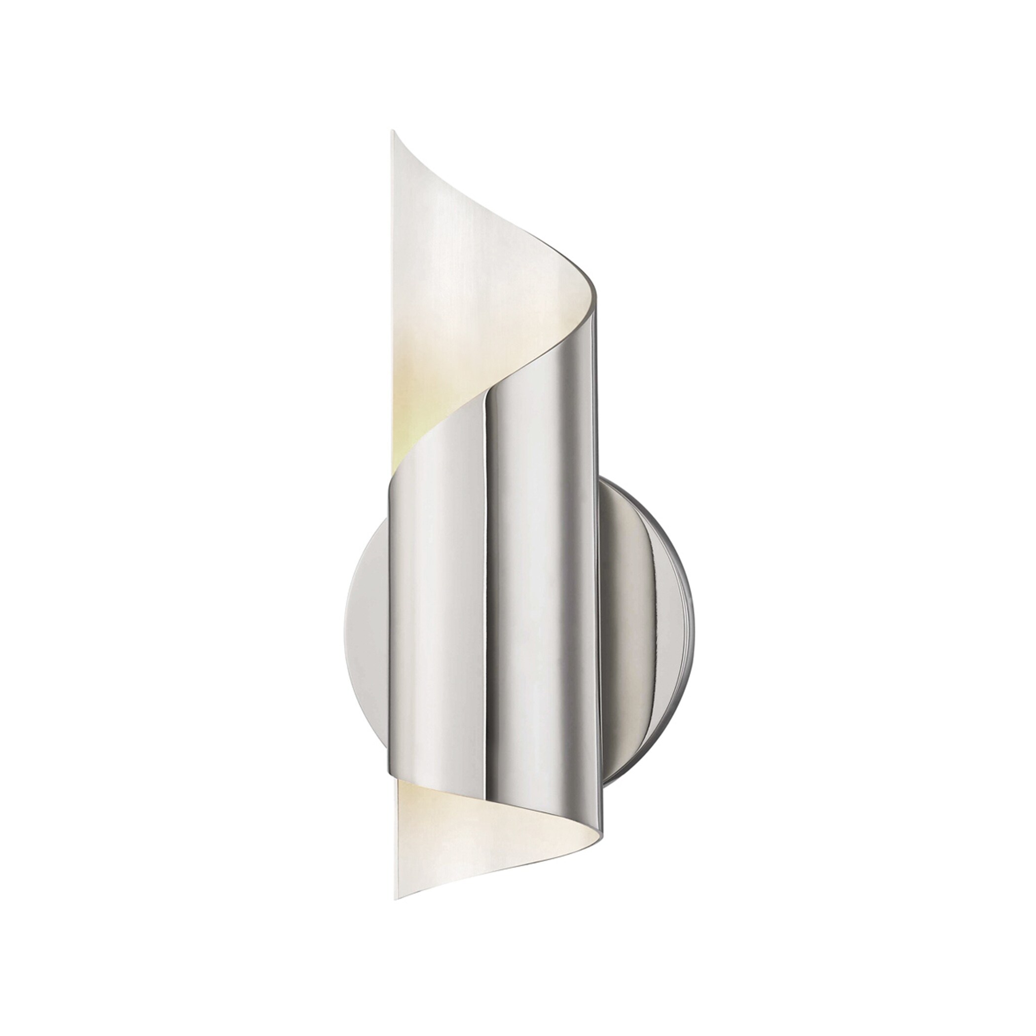 Mitzi by Hudson Valley Evie LED Polished Nickel ADA Wall Sconce - Mycitystee