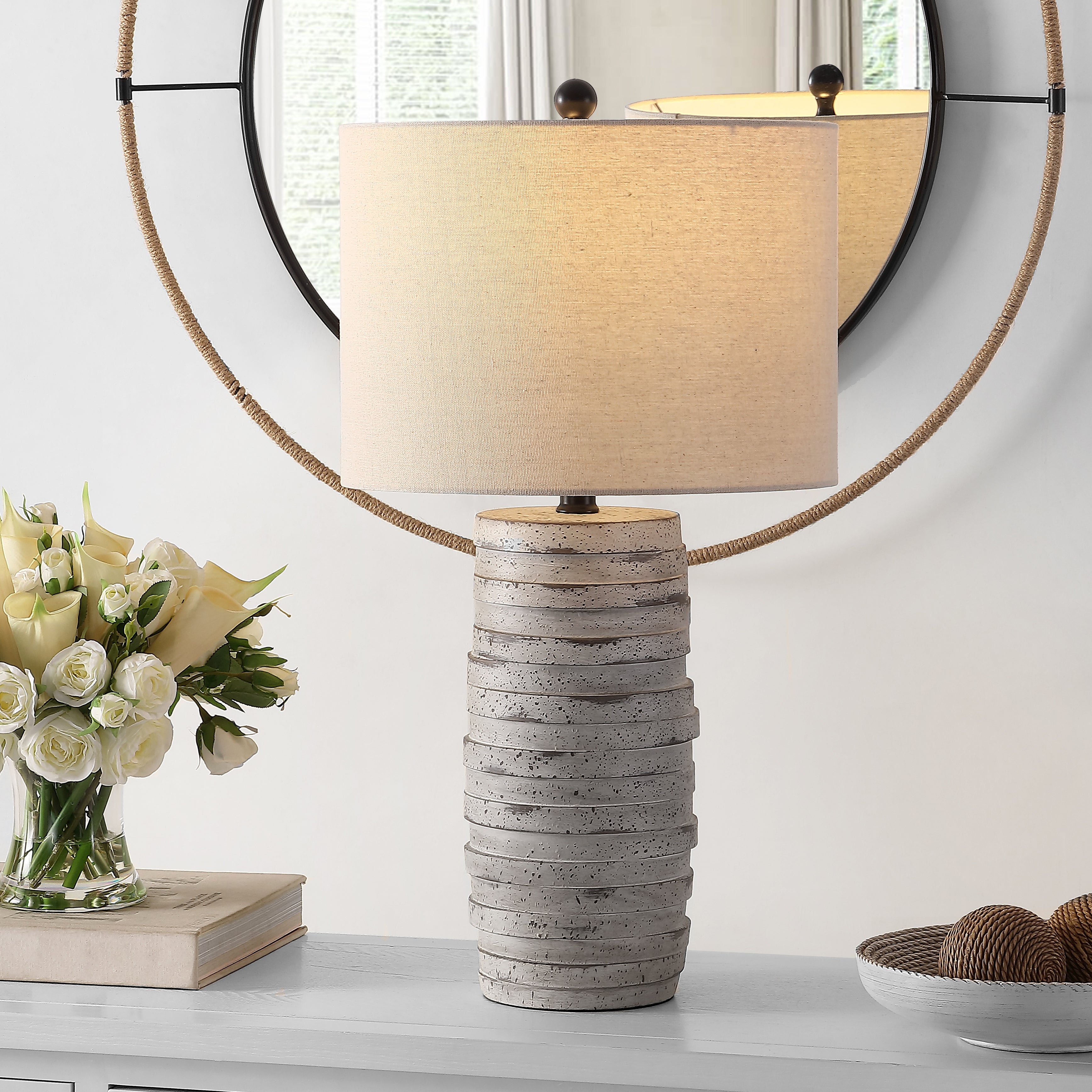 SAFAVIEH Lighting Alron 27-ich LED Table Lamp - 14