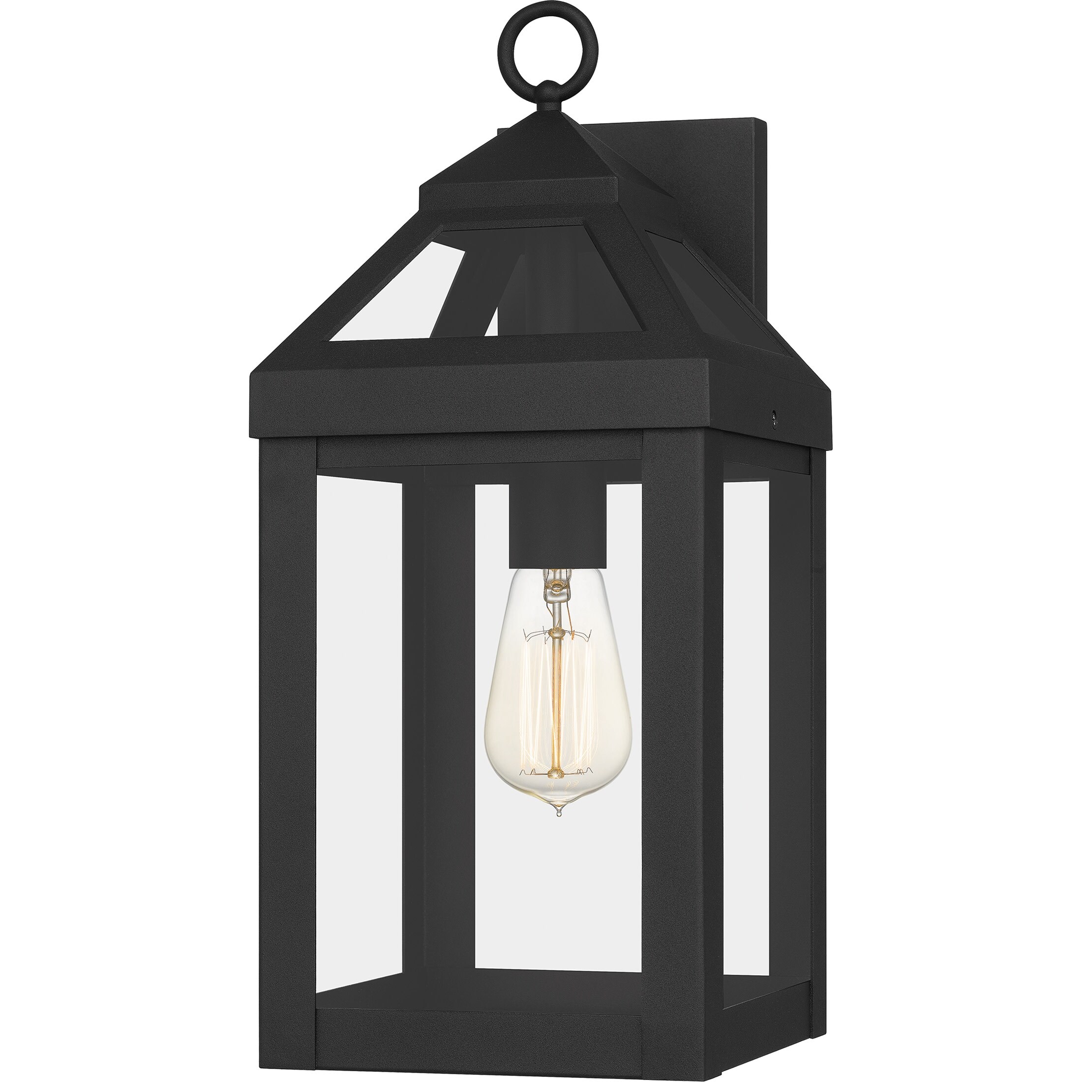 Oliver 1-Light Earth Black Outdoor Wall Lantern Shopping - The Best Deals on Outdoor Wall Lanterns | 41429409 - Mycitystee