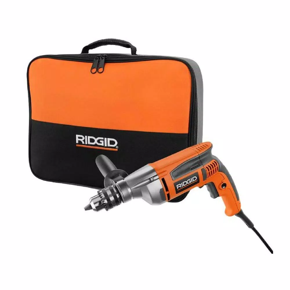 RIDGID 8 Amp Corded 1/2 in. Heavy-Duty Variable Speed Reversible Drill and#8211; XDC Depot - Mycitystee