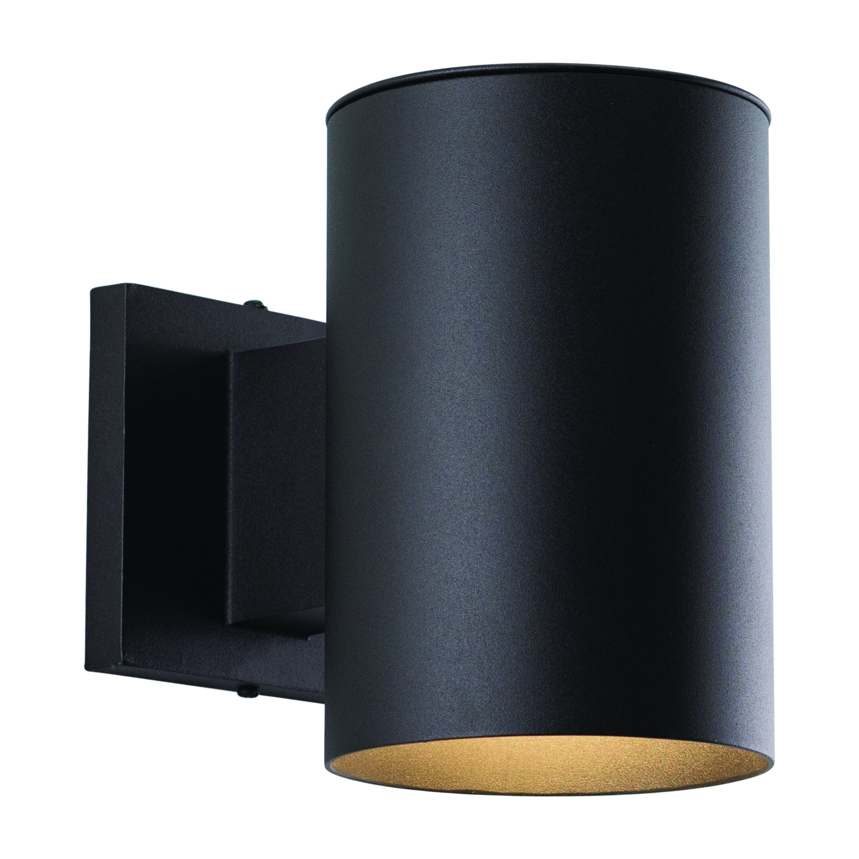 Chiasso Aluminum 1 Light Dark Sky Cylinder Outdoor Wall Lantern - 5-in W x 7.25-in H x 8-in D - Mycitystee