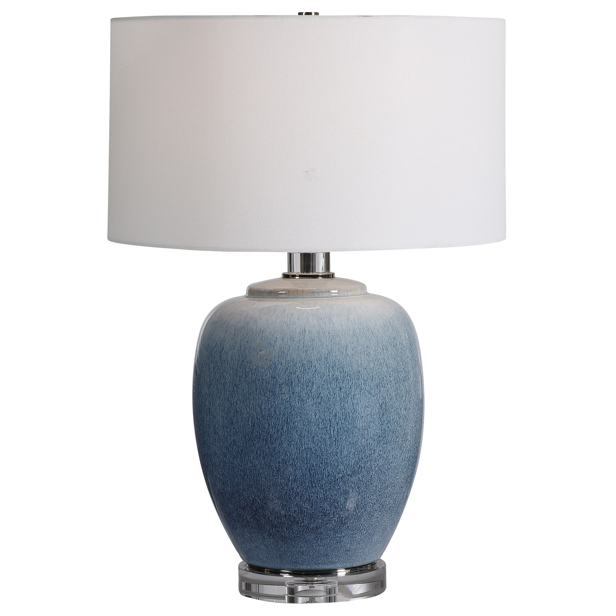 Uttermost Blue Waters Ceramic Table Lamp - Mycitystee