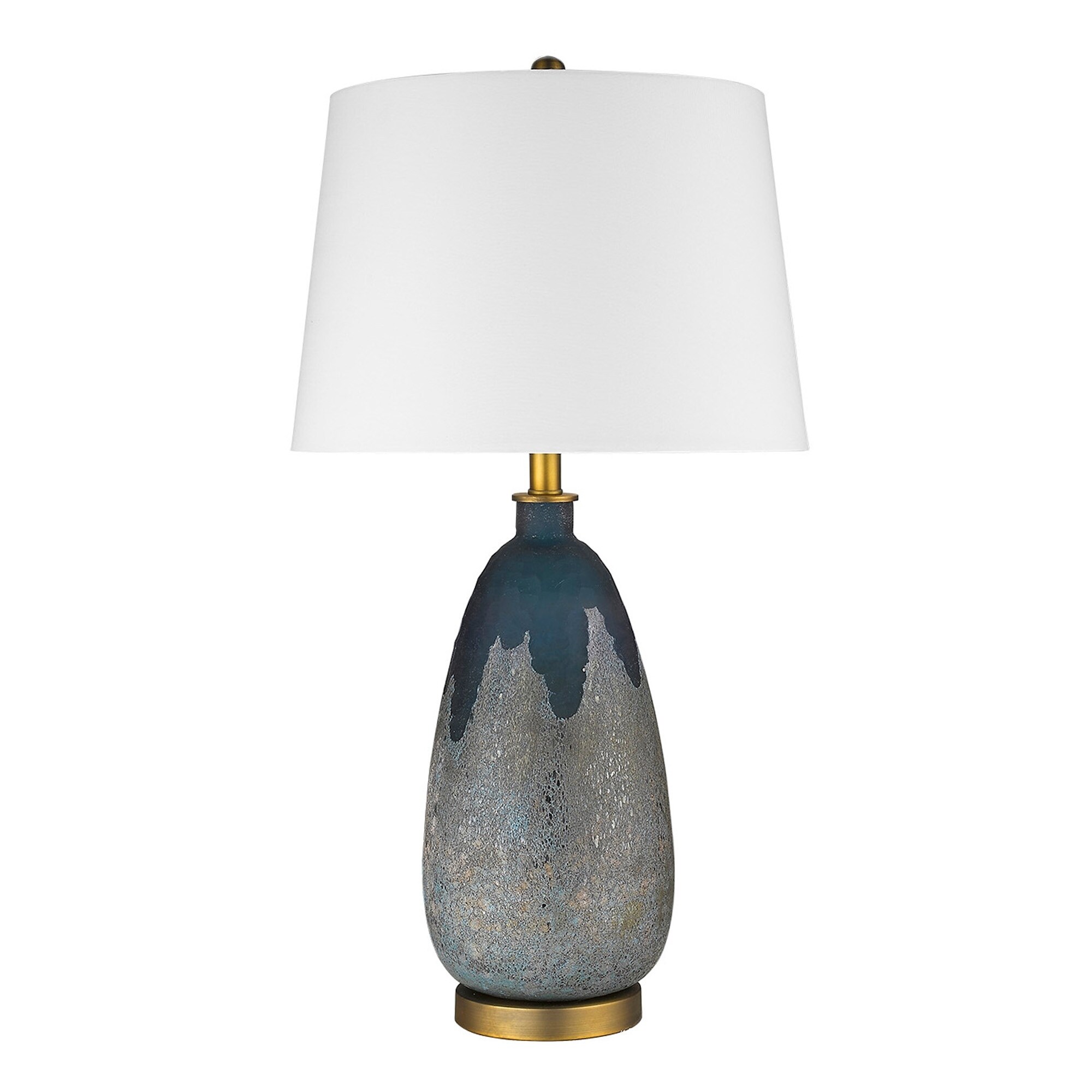 Trend Home 1-Light Brass Table Lamp - Mycitystee