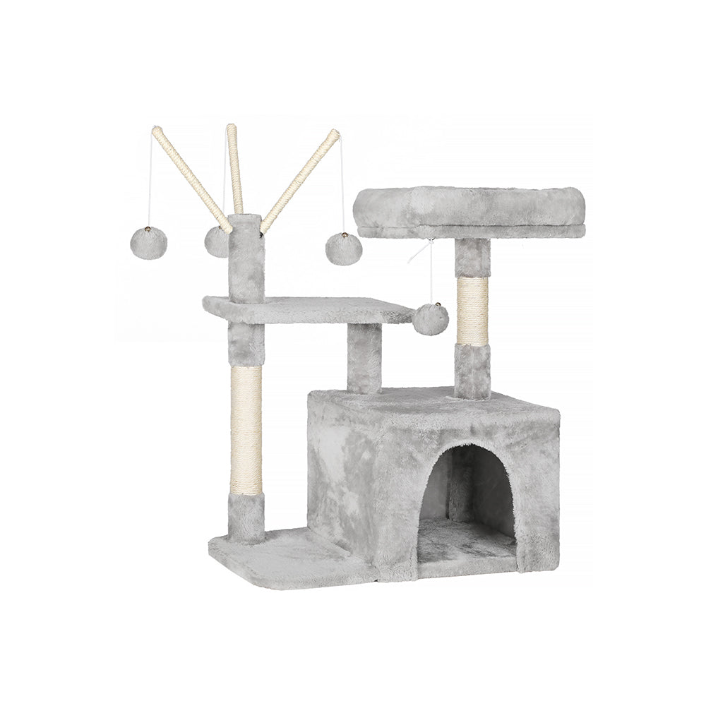 Feandrea Cat Tower with Padded PerchLight Gray - Mycitystee