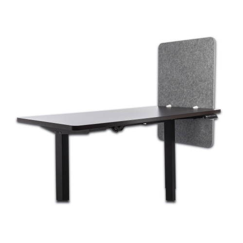 Lumeah Desk Modesty Adjustable Height Desk Screen Cubicle Divider and Privacy Partition， 23.5 x 1 x 36， Polyester， Gray (LUDM24361G) - Mycitystee