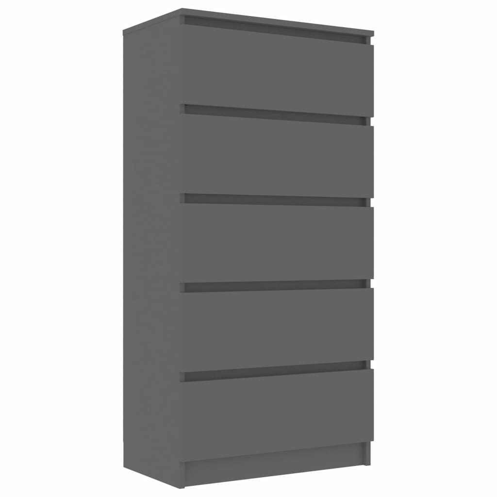 vidaXL Drawer Sideboard Gray 23.6