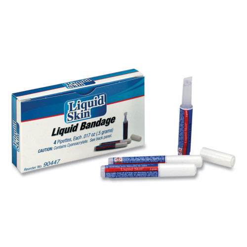 PhysiciansCare Liquid Bandage， 0.017 oz Pipette， 4/Box (90447) - Mycitystee