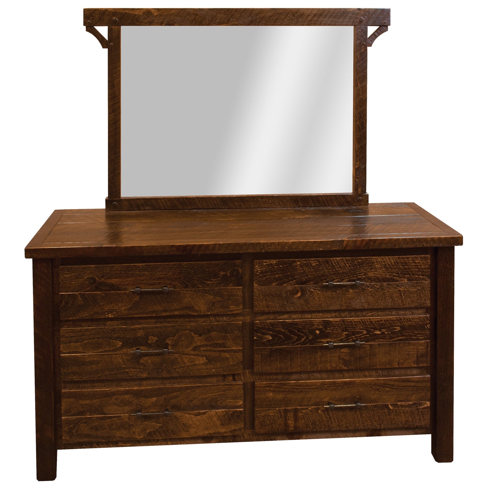 Farmhouse Timber Peg Dresser and Mirror Set - - 35381325 - Mycitystee