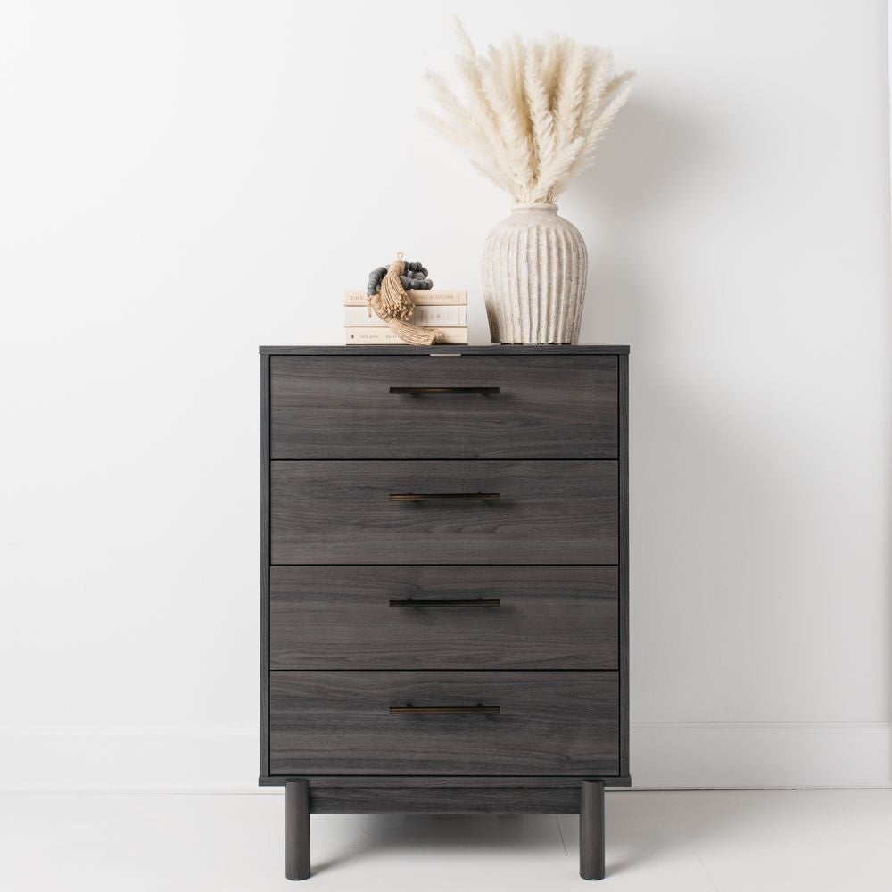 Brymont Dark Gray Four Drawer Chest - - 32607551 - Mycitystee