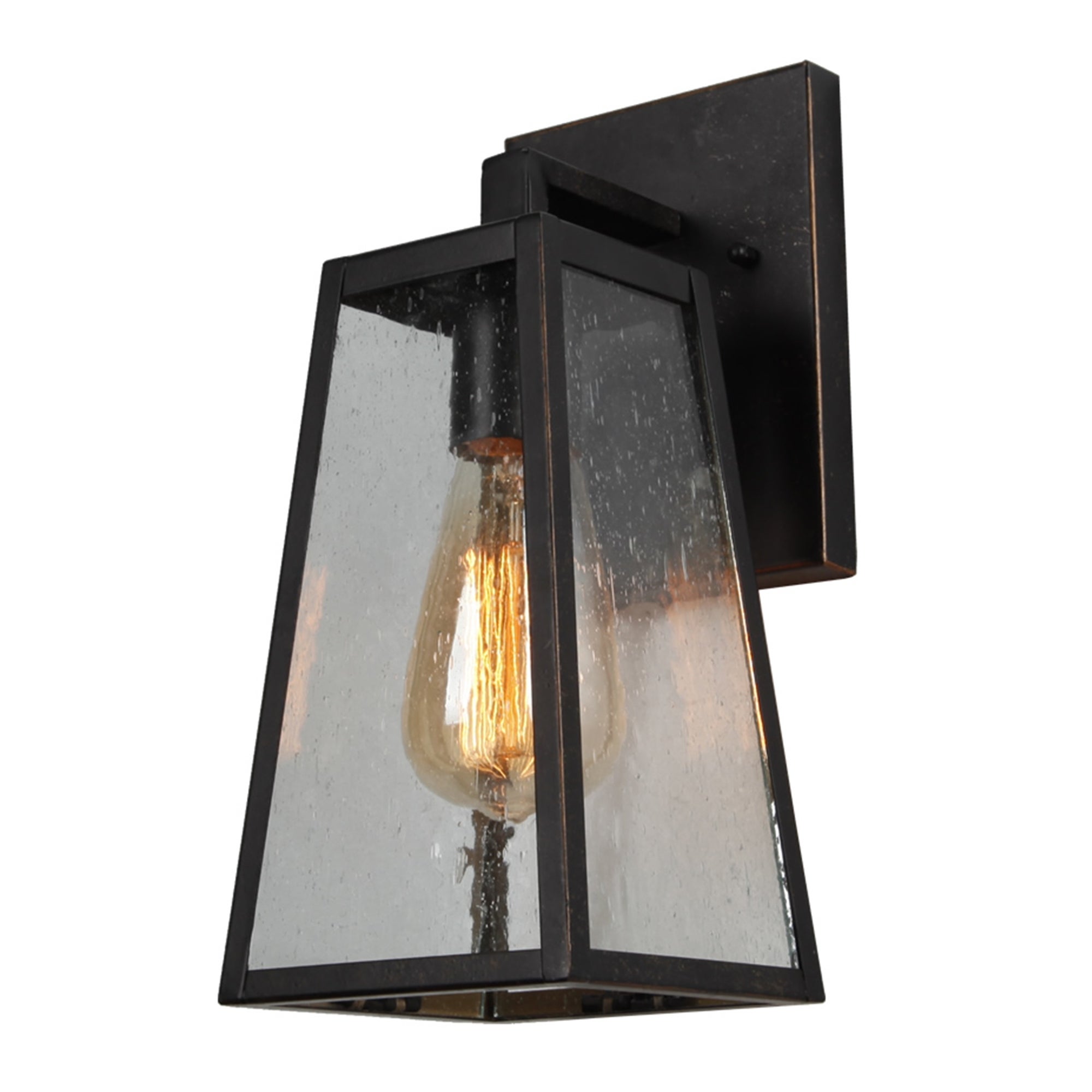 1 Light Outdoor Wall Mounted Lighting In Oil Rubbed Bronze - 6.25L x 5W x 11.75H in. - Mycitystee