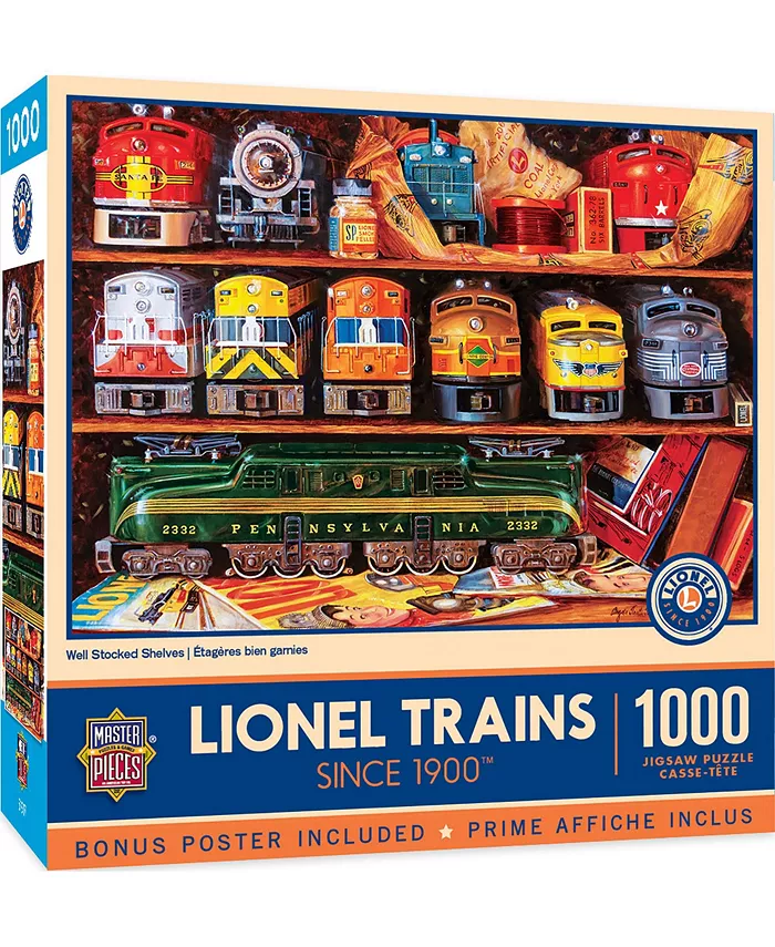 MasterPieces Puzzles Lionel - Well Stocked Shelves 1000 Piece Adult Jigsaw Puzzle - Mycitystee