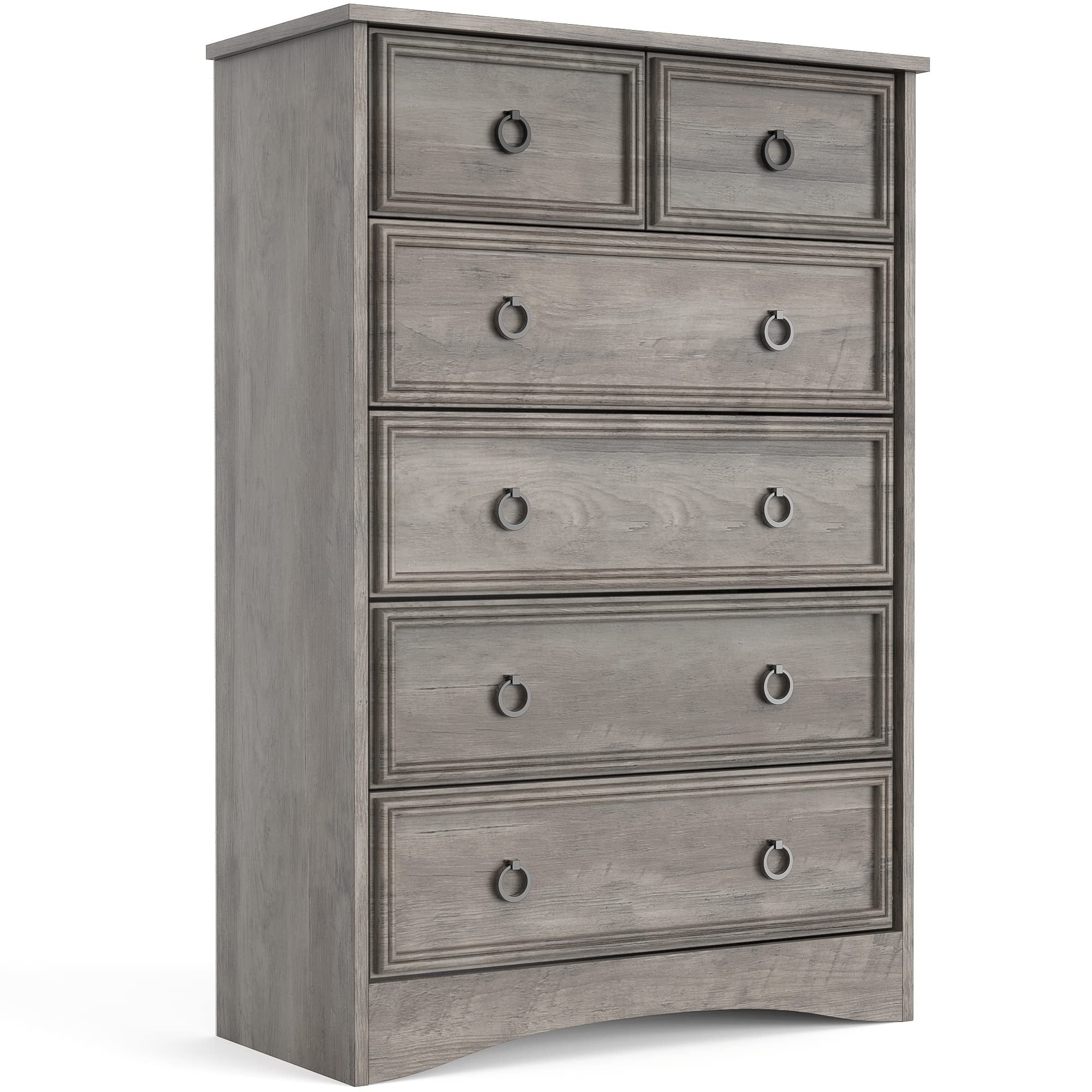 Modern 6 Drawer Dresser， Dressers for Bedroom， Tall Chest of Drawers Closet Organizers and Storage for Clothes - Easy - - 37668197 - Mycitystee