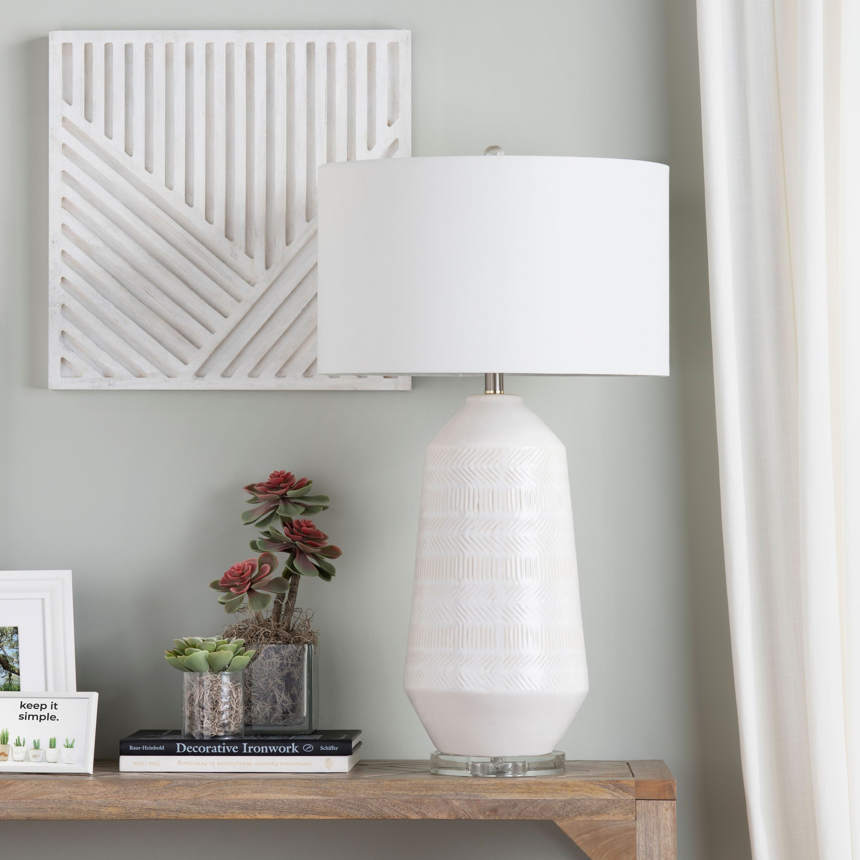 Sherie 3-Way Ceramic Table Lamp - Mycitystee
