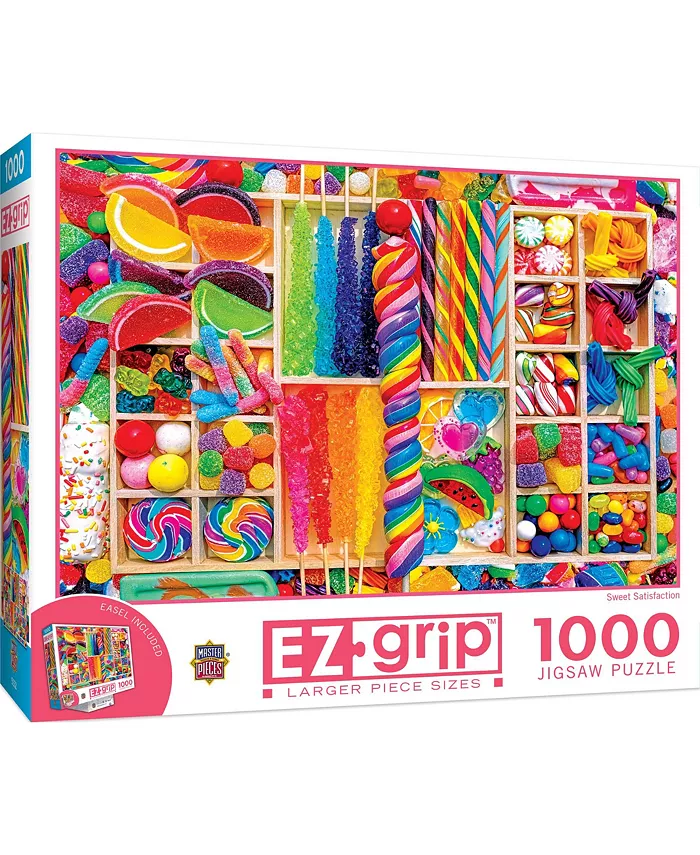 MasterPieces Puzzles EZ Grip - Sweet Satisfaction 1000 Piece Adult Jigsaw Puzzle - Mycitystee
