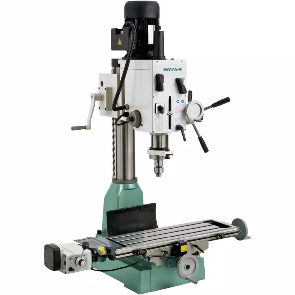 Grizzly Industrial Heavy-Duty Mill/Drill with Power Feed and#8211; XDC Depot - Mycitystee