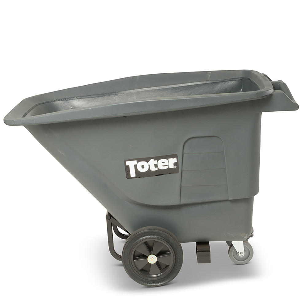 Toter 1/2 Cubic Yard 400 lbs Capacity Utility Duty Tilt Truck Gray - Mycitystee