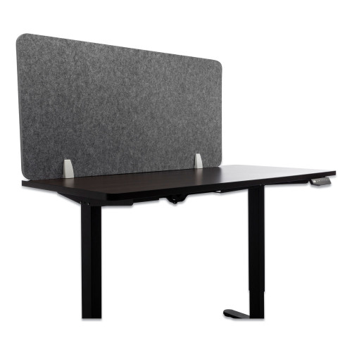 Lumeah Desk Screen Cubicle Panel and Office Partition Privacy Screen， 47 x 1 x 23.5， Polyester， Gray (LUDS48241G) - Mycitystee