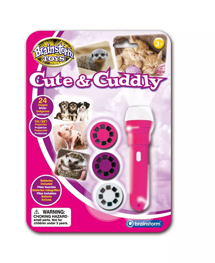 Redbox Brainstorm Toys Cute and Cuddly Flashlight and Projector with 24 Images - Mycitystee