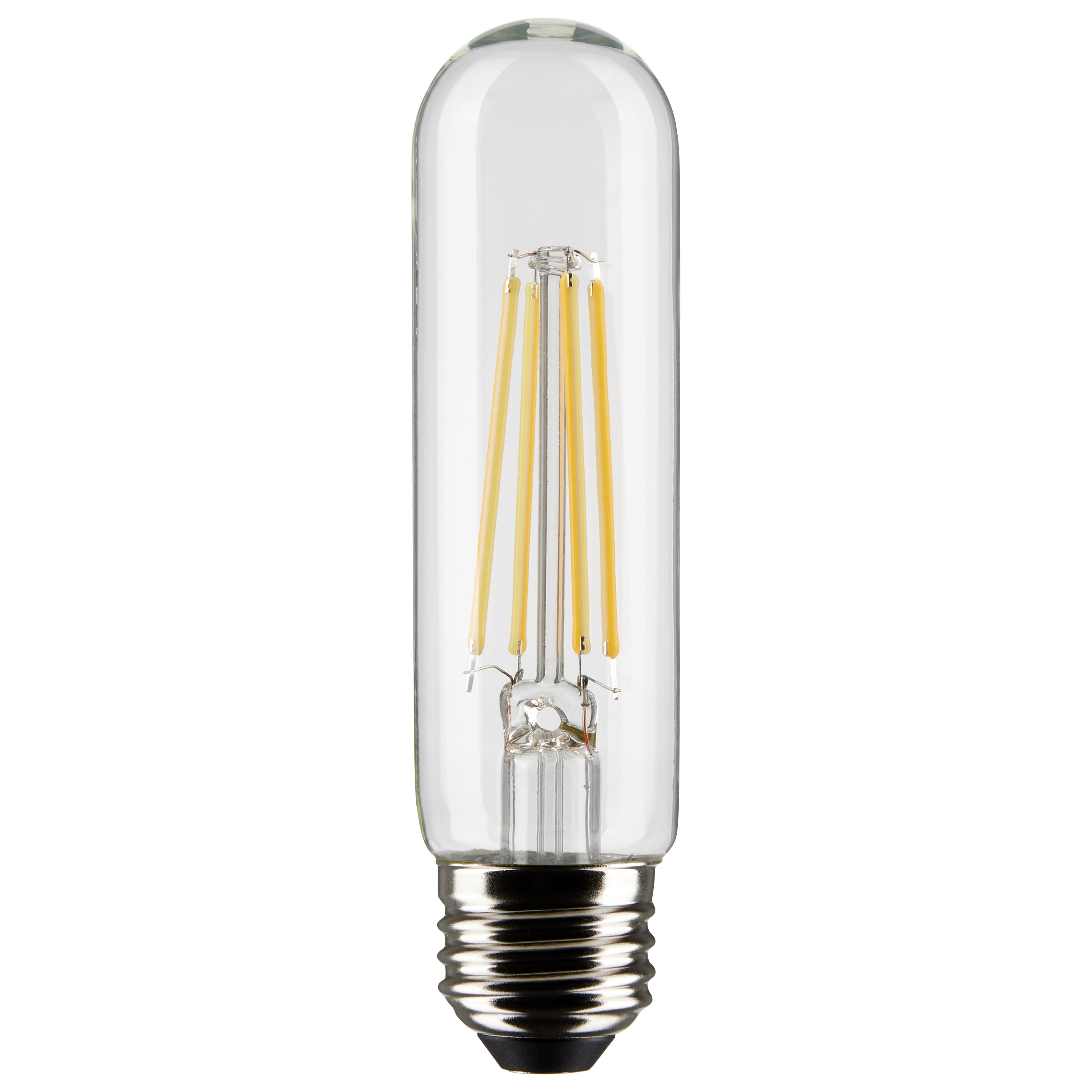 8 Watt T10 LED Clear Medium Base 2700K 800 Lumens 120 Volt 2-Pack - Mycitystee