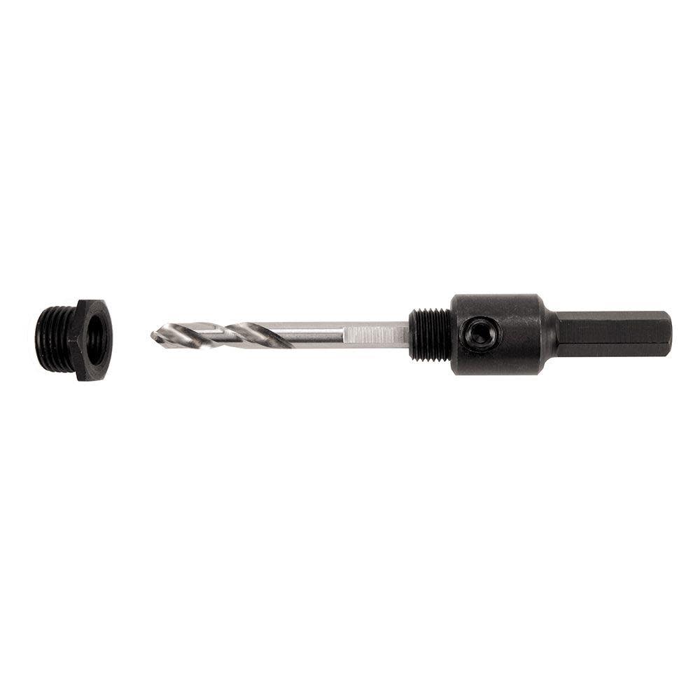 Hole Saw Arbor with Adapter， 3/8 - Mycitystee