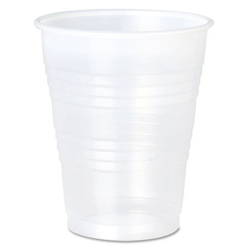 Dart High-Impact Polystyrene Cold Cups， Perfect Pak， 10 oz， Translucent， 500/Carton (Y10PFTPKCT) - Mycitystee