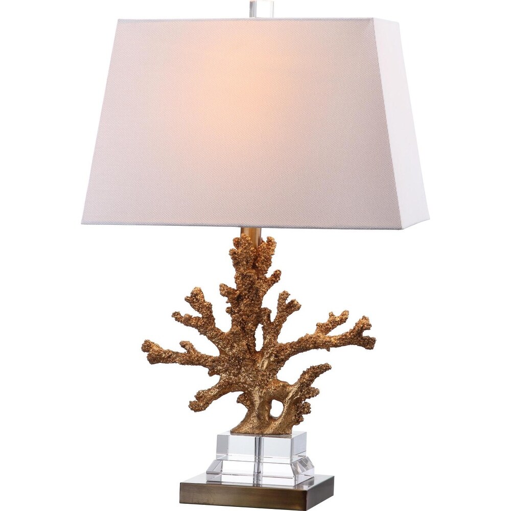 SAFAVIEH Lighting 24-inch Bashi Bronze Table Lamp (Set of 2) - 15