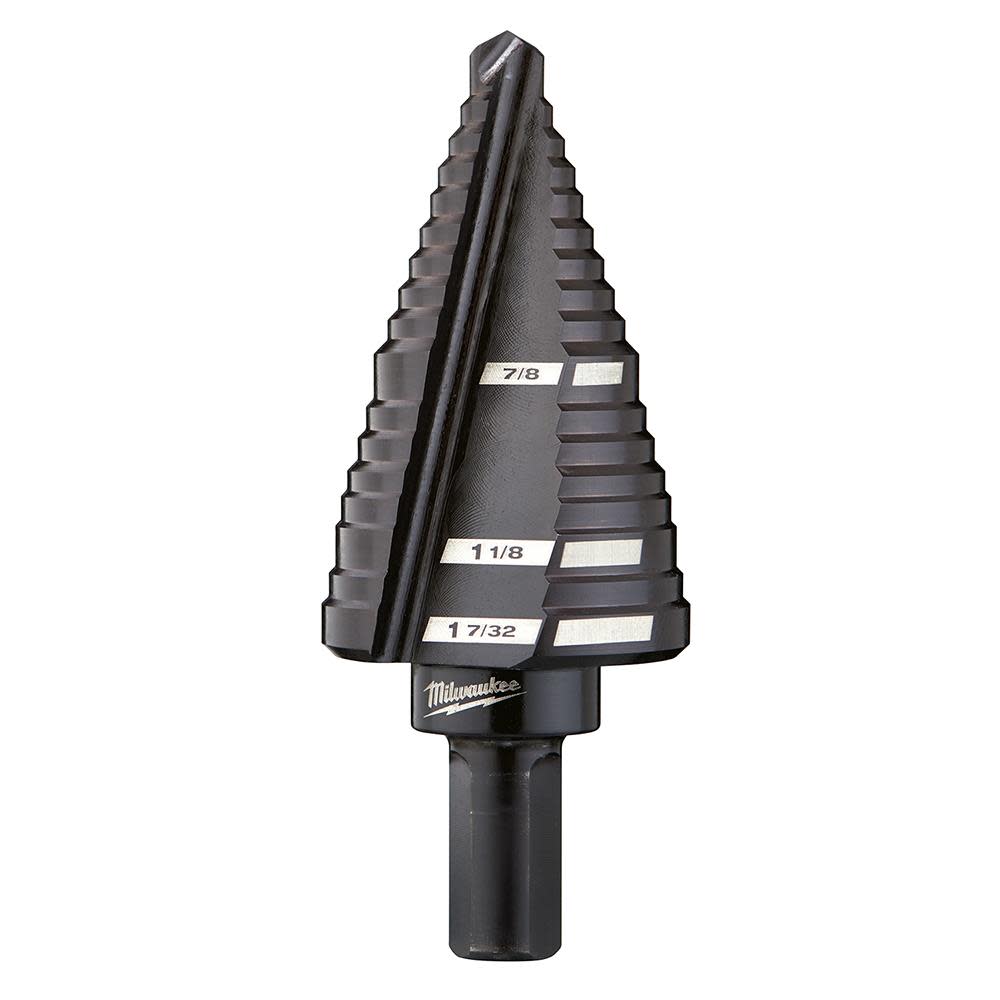 Milwaukee #11 Step Drill Bit 7/8 in. to 1-7/32 in. 48-89-9211 from Milwaukee - Mycitystee
