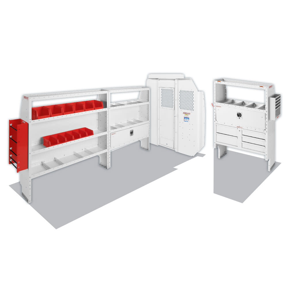 Electrical Contractor Package for High-Roof, 159 Inch Wheel Base RAM ProMaster Vans - Mycitystee