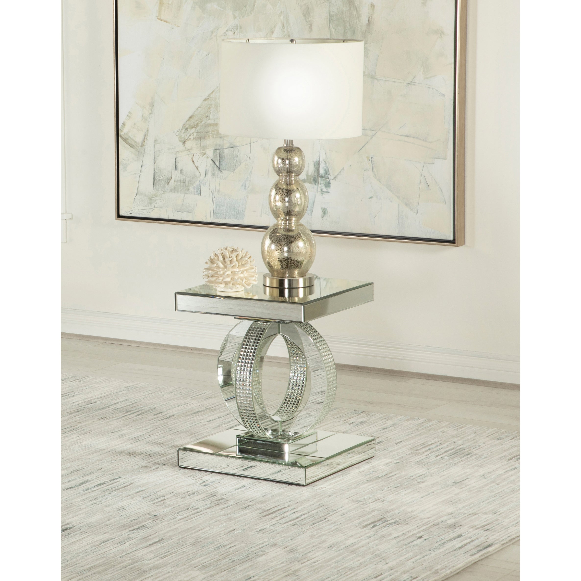 Coaster Furniture Breena Mirror Square End Table - Mycitystee