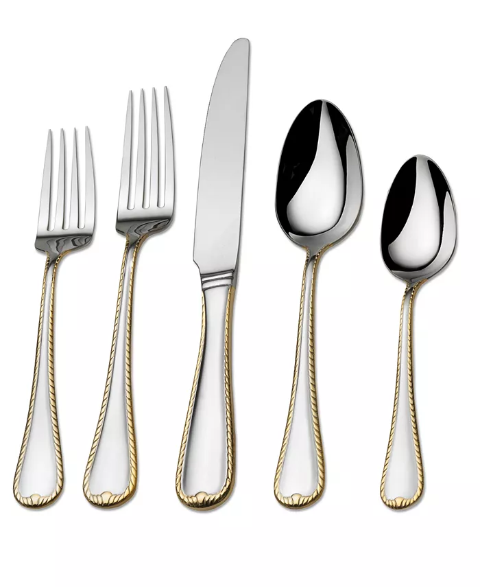 Mikasa Cameo Gold 65 Pc Set， Service for 12 - Mycitystee