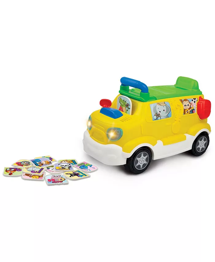 Flat River Group Brilliant Beginnings Ride 'Em Tiger Safari Foot to Floor Ride-On Activity Bus - Mycitystee