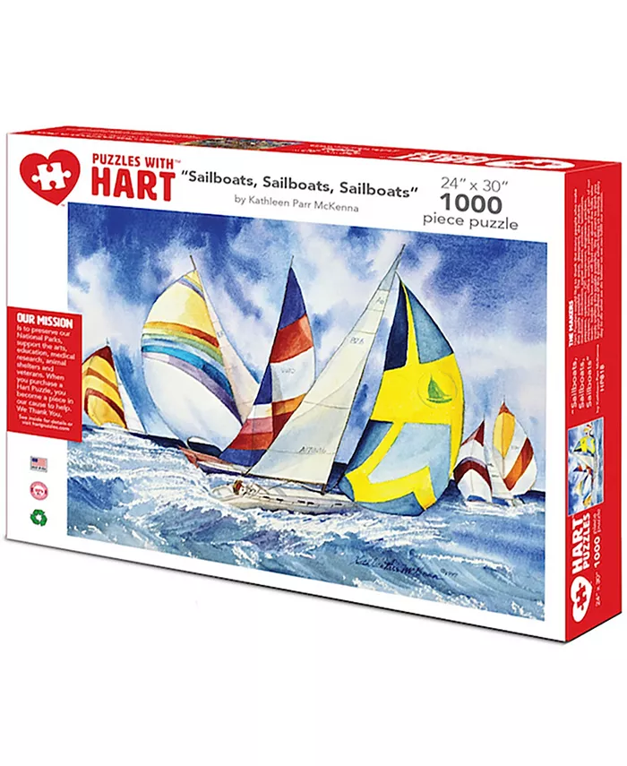 Hart Puzzles Sailboats 24