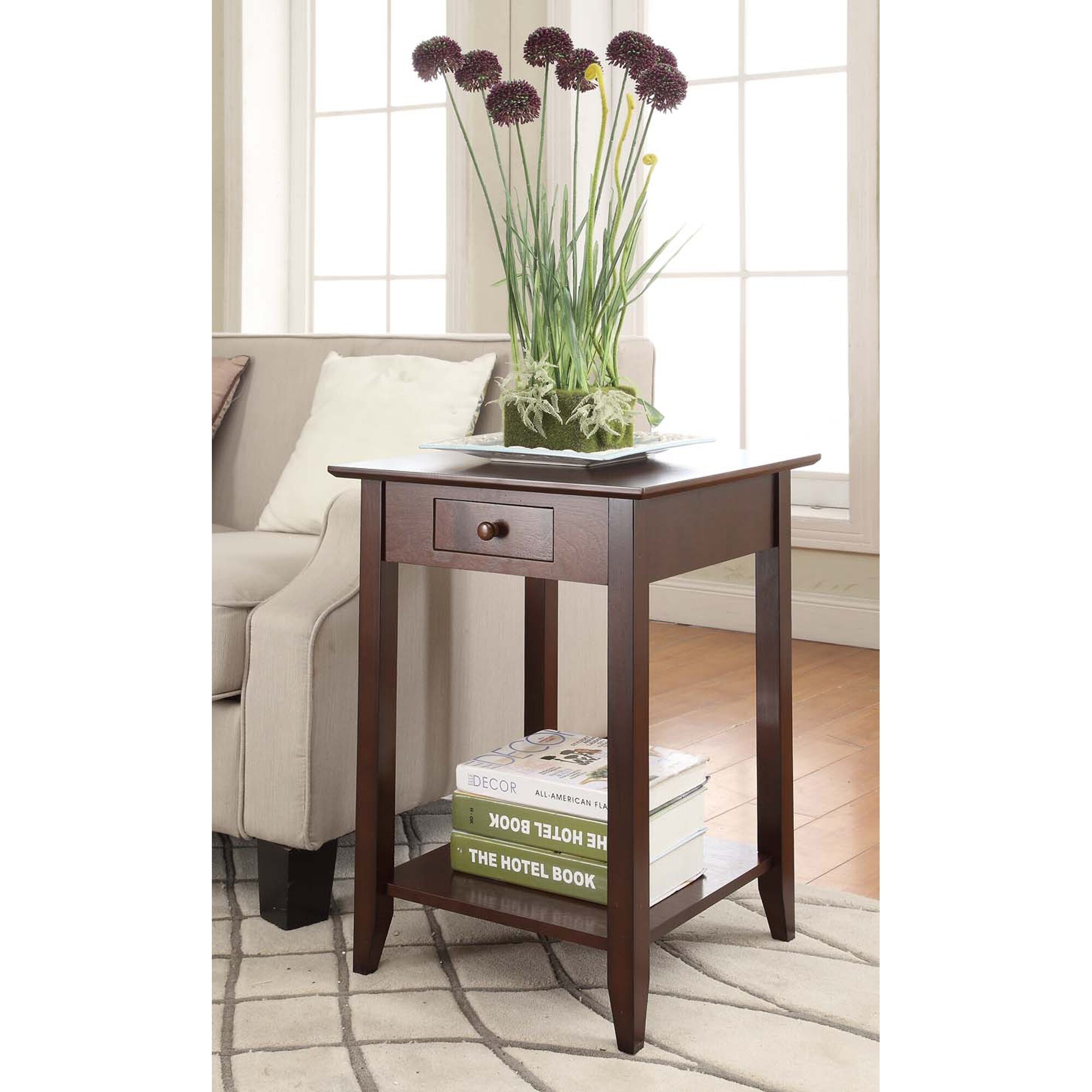Copper Grove Aubrieta Single Drawer End Table - Mycitystee