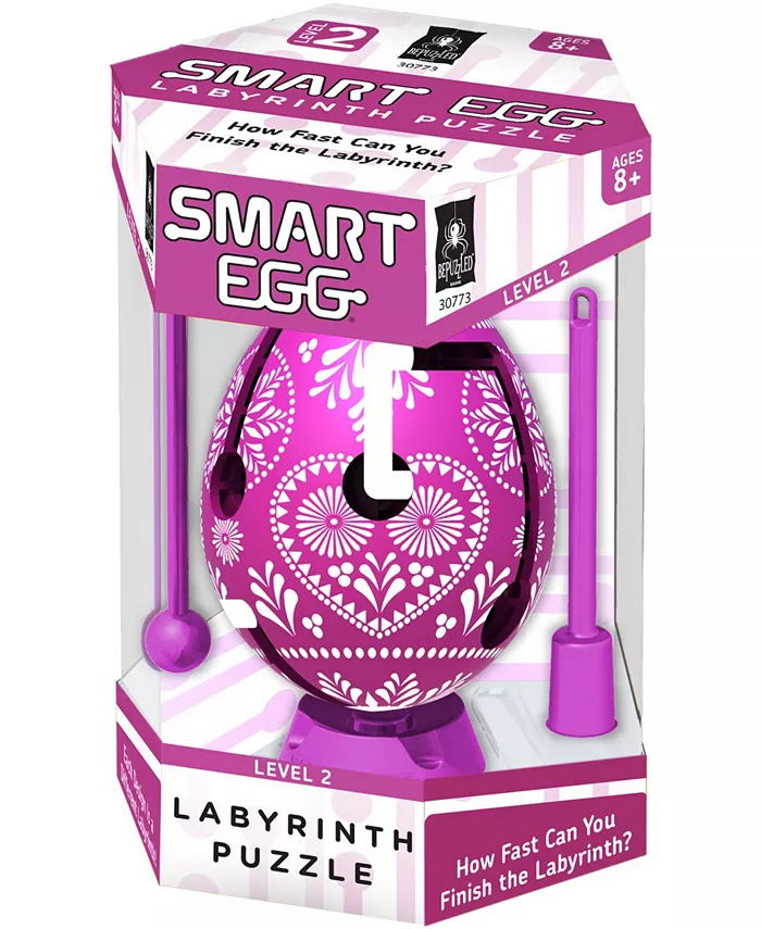 BePuzzled Smart Egg Labyrinth Puzzle - Color Collection- Purple - Mycitystee