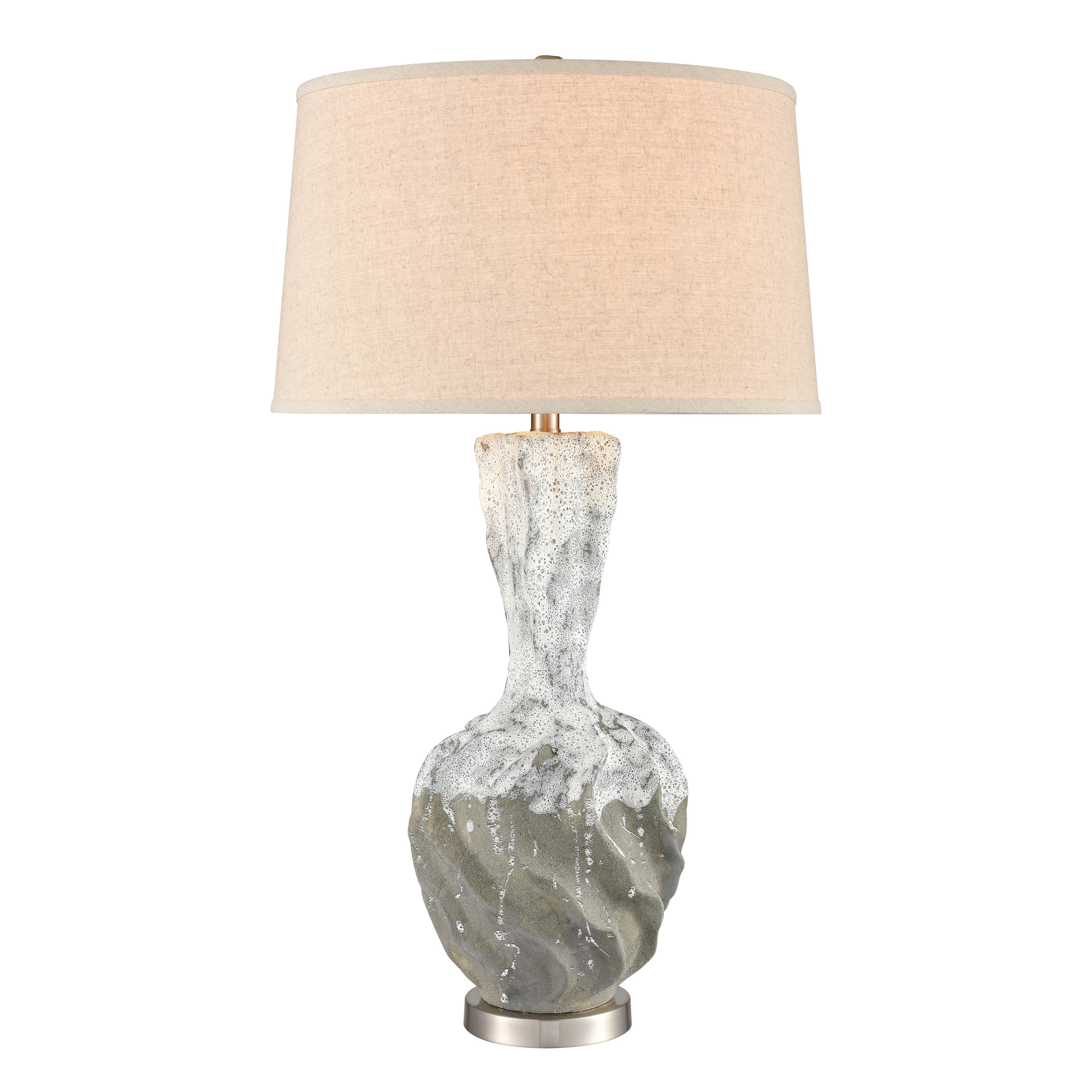 Bartlet Fields 34'' High 1-Light Table Lamp - White - Mycitystee