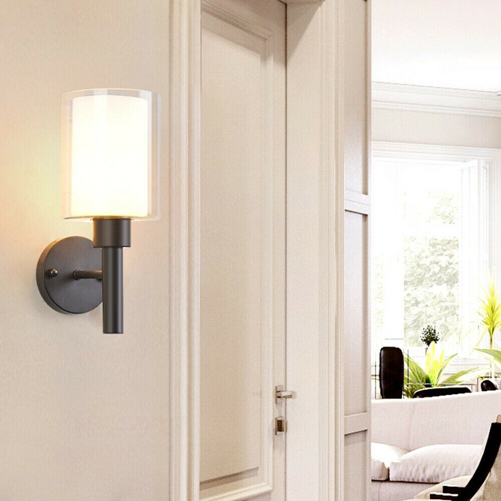 Industrial Wall Light Fixture Wall Sconces for Bedroom Hallway - 4.7